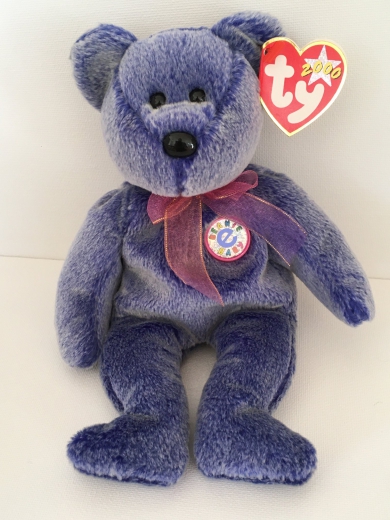 Ty Beanie Baby Collection, Bear „Periwinkle“ (2000)