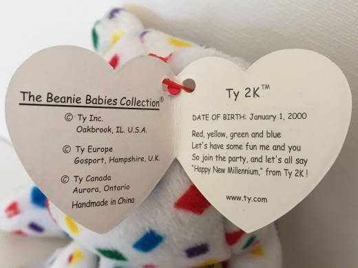 Ty Beanie Baby Collection, Bear „TY2K“ (2000)