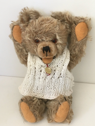 Antiker Teddybär von Hermann-Teddy Original (28 cm)  A