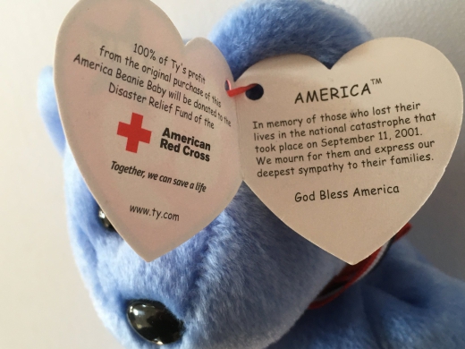 Ty Beanie Baby Collection, Bear „AMERICA“ (2001)