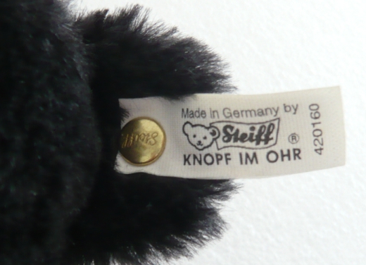 Steiff-Club Edition 1999, Teddybär 1912, schwarz