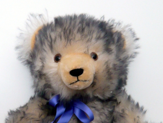 Teddy bear made of mohair plush, made by Hermann Teddy Original, Hirscheid