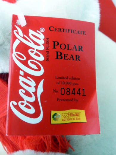 COCA-COLA Polar-Bär von Steiff