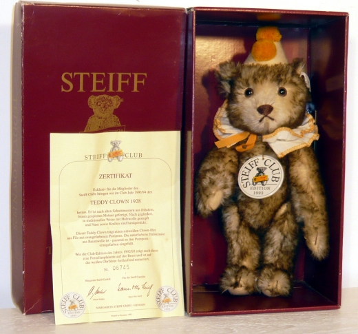 Teddy Clown von Steiff  (Jahresbär 1992/93)