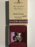 Steiff Club Anstecknadel, silberne Brosche