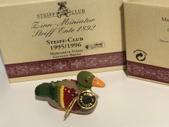 Steiff Club  Steiff duck 1892  - pewter miniature