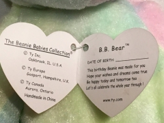 Ty Beanie Baby Collection, Bear  „B.B. Bear“ (ohne Datum)