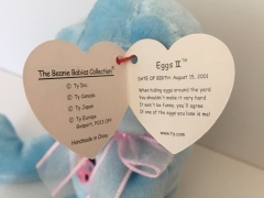 Ty Beanie Baby Collection, Bear  „Eggs II“