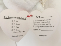 Ty Beanie Baby Collection, Bear „Mrs.“