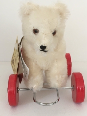 Teddybär auf Rädern  von Hermann-Teddy Original
