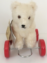 Teddy Bear on wheels by Hermann-Teddy Original