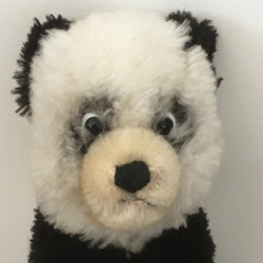 Antique Panda on 4 paws by Steiff