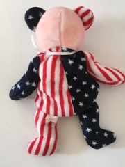 Ty Beanie Baby Collection, Bear „Spangle“ (1999 - rosa Kopf)