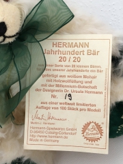 Bear of the century 20/20 from Hermann-Spielwaren GmbH, Coburg