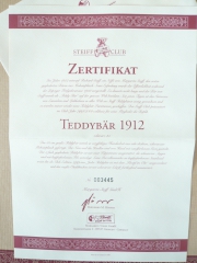 Steiff-Club Edition 1999, Teddybär 1912, schwarz