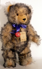 Teddy bear made of mohair plush, made by Hermann Teddy Original, Hirscheid