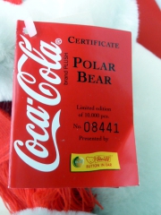 COCA-COLA Polar Bear from Steiff